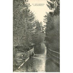 carte postale ancienne 77 COULOMMIERS. Lavandières Laveuses sur la Fausse-Rivière