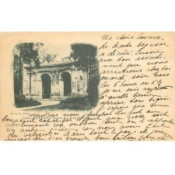 carte postale ancienne 77 COULOMMIERS. 1900 Ruines du Vieux Château timbre 10 centimes 1900