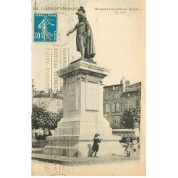 carte postale ancienne 77 COULOMMIERS. Monument Général Desaix 1926