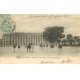 carte postale ancienne 77 FONTAINEBLEAU. Quartier 5° Escadron du Train des Equipages 1906