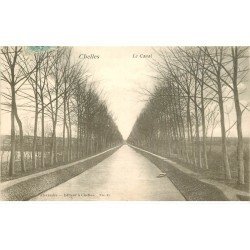 carte postale ancienne 77 CHELLES. Le Canal 1905