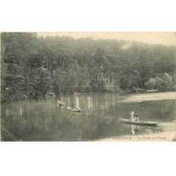 carte postale ancienne 77 CHELLES. La Pêche en Marne