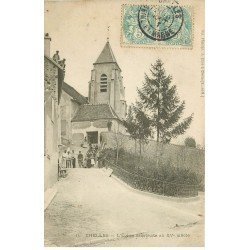 carte postale ancienne 77 CHELLES. L'Eglise du XV siècle 1906