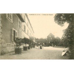 carte postale ancienne 77 PAMFOU. Château de Chapuis animation