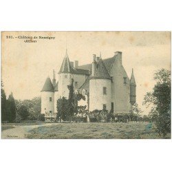 carte postale ancienne 03 NASSIGNY. Le Château 1913