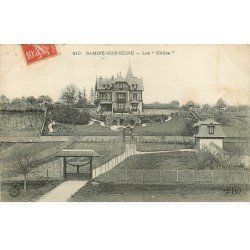 carte postale ancienne 77 SAMOIS-SUR-SEINE. Les Grillés 1908