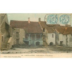 carte postale ancienne 77 SAMOIS-SUR-SEINE. Vieille Maison du Coin Musard 1905