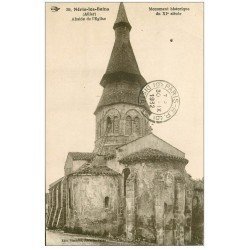 carte postale ancienne 03 NERIS-LES-BAINS. Abside de l'Eglise 1932