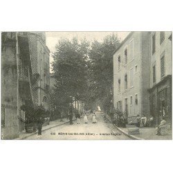 carte postale ancienne 03 NERIS-LES-BAINS. Avenue Régnier 1917 Villa de la Paix