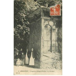 carte postale ancienne 77 SERICOURT. Le Kiosque Propriété de Scribe 1917