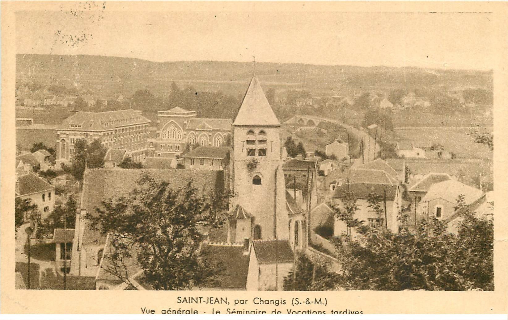 carte postale ancienne 77 SAINT-JEAN. Séminaire des Vocations tardives 1939