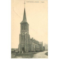 carte postale ancienne 77 SAINT-DENIS-LES-REBAIS. L'Eglise animation