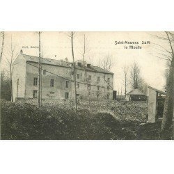 carte postale ancienne 77 SAINT-MESMES. Le Moulin 1916