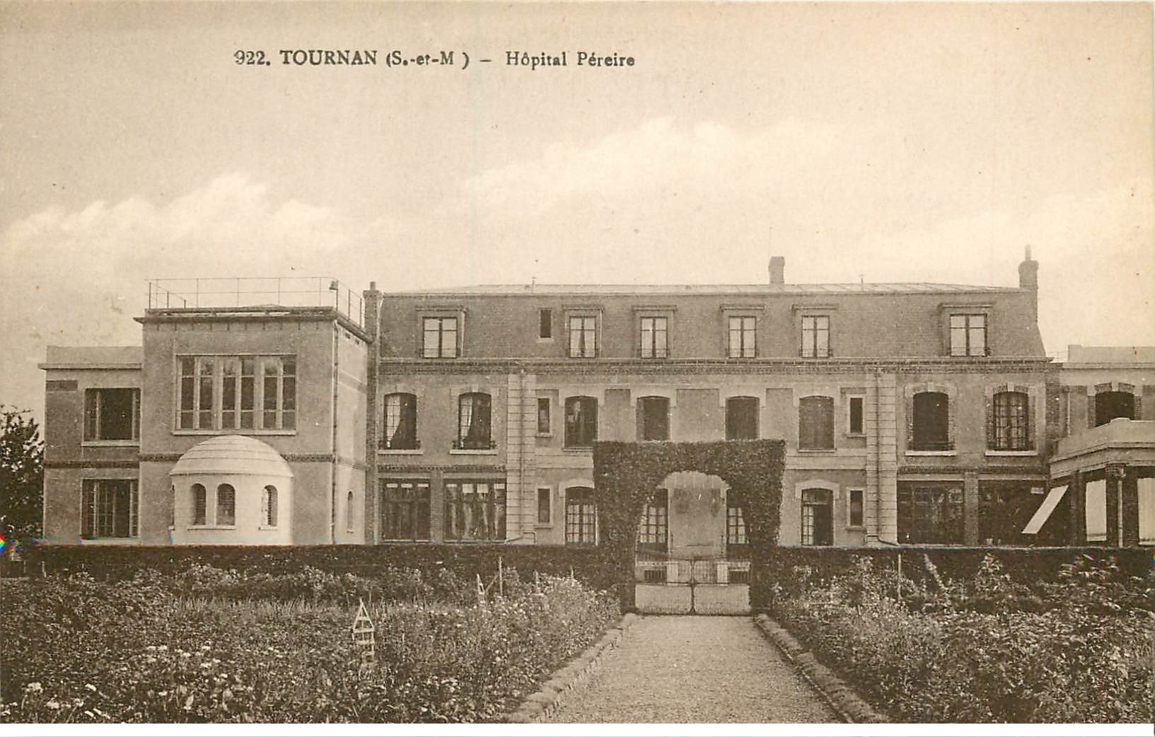 carte postale ancienne 77 TOURNAN. Hôpital Péreire