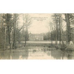 carte postale ancienne 77 TOUQUIN. Château de Malvoisine 1919