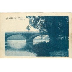 carte postale ancienne 77 TORCY. Pont sur la Marne