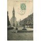 carte postale ancienne 77 TORCY. Fontaine et Eglise 1910