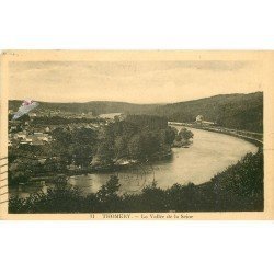 carte postale ancienne 77 THOMERY. Vallée de la Seine 1933