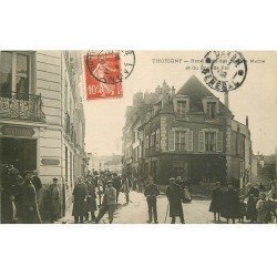 carte postale ancienne 77 THORIGNY. Rond Point Rues de Marne et du Pont de Fer 1907