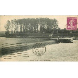 carte postale ancienne 77 TRILPORT. Le Barrage 1933