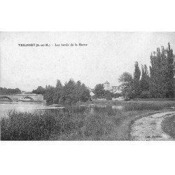 carte postale ancienne 77 TRILPORT. Les bords de la Marne
