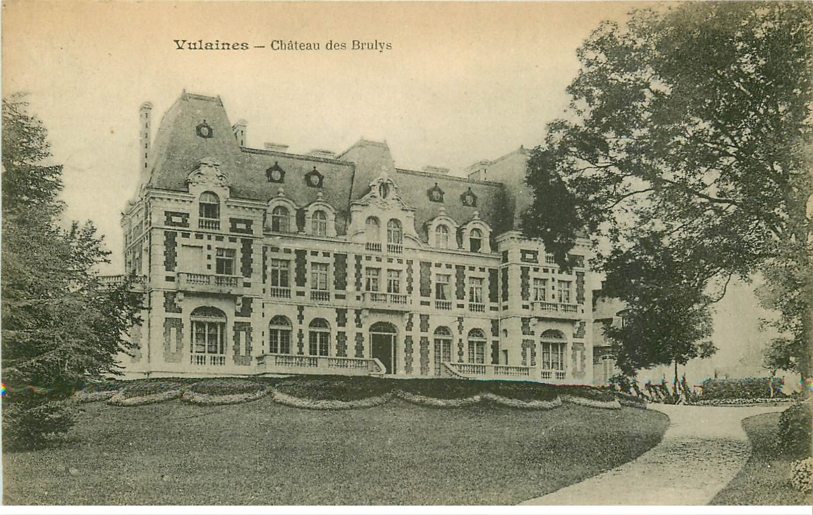 carte postale ancienne 77 VULAINES. Château des Brulys