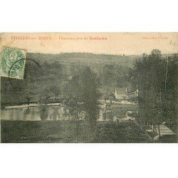 carte postale ancienne 77 VILLIERS-SUR-MORIN. Vue panoramique pris de Montbarbin 1907