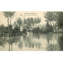 carte postale ancienne 77 VILLIERS-SUR-MORIN. Le Moulin de la Sault 1913