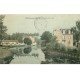 carte postale ancienne 77 VILLIERS-SUR-MORIN. Le Moulin brûlé 1906