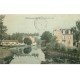 carte postale ancienne 77 VILLIERS-SUR-MORIN. Le Moulin brûlé 1906