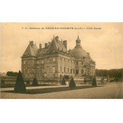 carte postale ancienne 77 VAUX-LE-VICOMTE. Le Château Ouest
