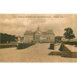 carte postale ancienne 77 VAUX-LE-VICOMTE. Le Château Sud