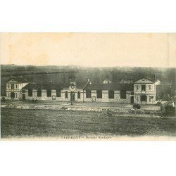 carte postale ancienne 77 VERDELOT. Groupe Scolaire