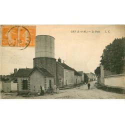 carte postale ancienne 77 URY. Le Puits Château d'Eau 1923