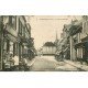 carte postale ancienne 77 NEMOURS. Rue du Château Magasin de cartes postales. Calendrier 1935 au verso