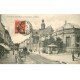 carte postale ancienne 77 FONTAINEBLEAU. L'Eglise Grande Rue 1909