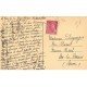 carte postale ancienne 77 FONTAINEBLEAU. L'Eglise et Policier. Pour rue Davot à Aix-les-Bains 1939