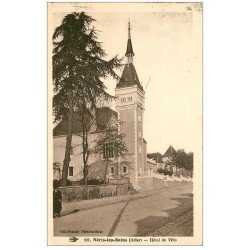 carte postale ancienne 03 NERIS-LES-BAINS. Hôtel de Ville 1922