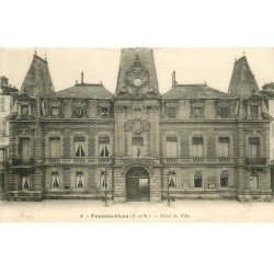 carte postale ancienne 77 FONTAINEBLEAU. Hôtel de Ville n° 9