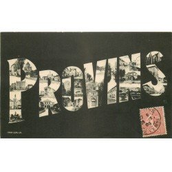 carte postale ancienne 77 PROVINS. Fantaisie multivues 1906