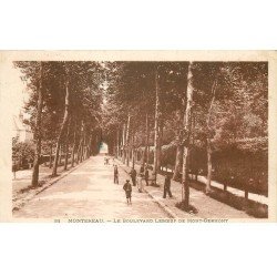 carte postale ancienne 77 MONTEREAU. Promenade de Noue Boulevard Leboeuf de Mont-Germont