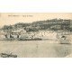 carte postale ancienne 77 MONTEREAU. Quai de Seine 1908 embarcation