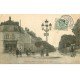 carte postale ancienne 77 MONTEREAU. Avenue de la Gare 1907 Marbrier Galland