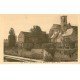 carte postale ancienne 77 MORET-SUR-LOING. Remparts et Eglise