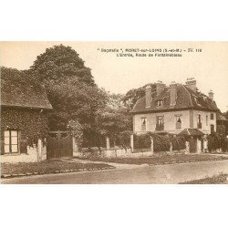 carte postale ancienne 77 MORET-SUR-LOING. Bagatelle Route de Fontainebleau