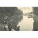 carte postale ancienne 77 MORET-SUR-LOING. Concours de Pêche. Pêcheurs sur le Loing en 1912