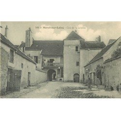 carte postale ancienne 77 MORET-SUR-LOING. Cour de la Levrette