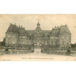 carte postale ancienne 77 MELUN. Château Vaux-le-Vicomte Entrée 1905