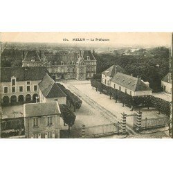 carte postale ancienne 77 MELUN. Préfecture 1915