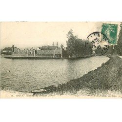 carte postale ancienne 77 MELUN. Ile Maison Centrale 1907 Prison Pénitencier